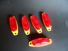058-1 Arw Fruehauf Trailer Red Side Marker Lights Circa New