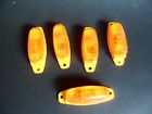 058-2 Arw Fruehauf Trailer Amber Side Marker Lights Circa New