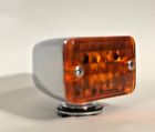 Hr13302 090120 Gg Small Amber Universal Street Rod Chrome Turn Signal Marker