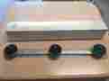 1132 Do-ray Nos Green Glass Light Bar Triple Semi Travel Trailer Truck