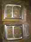 15596113 Chevrolet 15696114 Pair Nos Headlight Bezels 1985-1991 Chevy Van