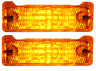 2100368 Sequential Led Front Marker Light Panel Set Chevy Ii Nova
