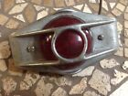 239689 Fruehauf Rare Red Glass Vintage Trailer Marker Lights Great Design