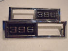 396p3935901 396p3935902 Vintage Chevelle El Camino Marker Lamp Bezels