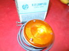 546-9-1-767 Vintage Nos Lamp Yellow Round Marker Lights Cord