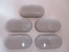 556-1 Dietz Vintage Side Marker Light Lamp Lot Of 5 White Excellent Condition