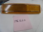 5967662 General Motors Gm Nos Amber With Chrome Trim Side Marker