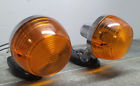 6-0345 Stanley Vintage Amber Marker Lights Car Truck Classic Hot Rat