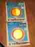 6-8167 2 Nos Vtg Tiger-ey Class A Amber 3 Reflectors New
