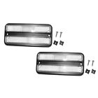 68-13100-dc 2 Counterpart Automotive Chevrolet Gmc Truck Deluxe Side Marker Lamps Clear
