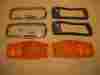 70-74-1 606648 606644 516304 Mg 2 New Lucas Flasher Marker Lamp Lens Set Mgb Mgbgt Triumph