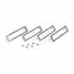 85-364779-1 Eckler S Nova Marker Light Bezel Kit Front And Rear 1970-1974
