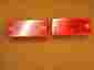 912667 General Motors Vega Red Rear Side Marker Light Pair Gt Cosworth Chevette Good Color No Fade