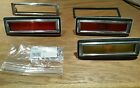 3962935 917441 3962934 Chevrolet 1970 1979 Gm Chevy Nova Ss Rear Side Marker Oem Set Red