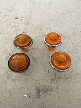 21.2020 Altissimo Oem Ferrari 246 Dino Side Indicator Orange Dome Light Gaskets Fiat 124