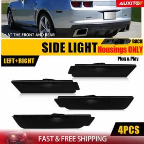 2246244 Auxito 4pcs Marker Front&rear Side Housings Light Smoke Fit Chevrolet 2010-2015 Camaro