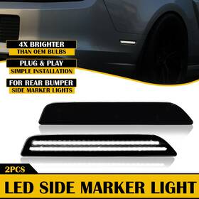 Ar3z-15a201-d Auxito 2-row White Led Rear Side Marker Indicator Light Lamp For 2010-2014 Ford Mustang