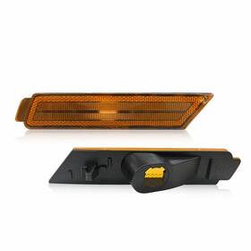 Ch1015 Auxito Front Housing For Chevrolet 2010-2015 Camaro Left Right Marker Side Lights Lamp