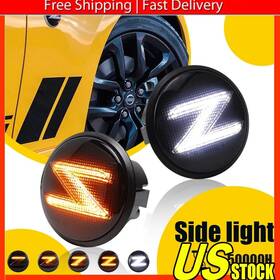 Yzb-370z-09-20wy Auxito For 2003-2009 Nissan 350z Z33 370z Z34 09-20 Led Side Marker Turn Signal Light B