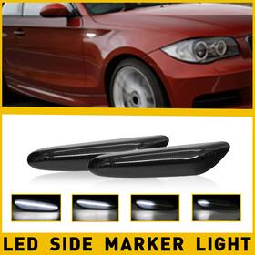 Yzb-bmw-e9018 Auxito Smoke Led Side Marker Blinker Light White Lamp For Bmw E90 E83 E92 E82 E46 E60
