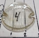 B3-54 ... Reverse Antique Glass Clear Vintage 6 Lens Sloted