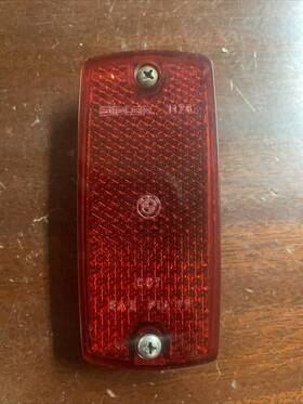 63141370266 Bmw 1985 325e E30 Rear Marker Light Lens 63141370266 Bmw 1985 325e E30 Rear Marker Light Lens