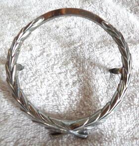 1494988 Cadillac Oem 73 Eldorado Left Lh Rear Quarter Panel Marker Park Light Trim Bezel