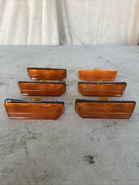 17.201.717 Carello Oem Ferrari 308 Qv 328 Montreal Side Indicator Orange Light W Gaskets