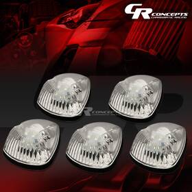 Crc-cbldr94chy Charismatic Racing Concepts Open Box 5 Chrome Yellow Led Roof Top Running Lights For 94-98 Dodge Ram Truck