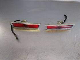 168.gm1j11 Chevrolet 08 09 10 11 12 Malibu Pair Of Side Marker Lamps Rear Bumper Mounted