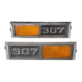 307-p-3929994 Chevrolet Vintage Chevy 307 Side Marker Light Housings Bezels Pair Left Right Read 307-p-3929994 Chevrolet Vintage Chevy 307 Side Marker Light Housings Bezels Pair Left Right Read
