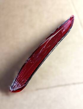Chevrolet 4174l012110 2018-2020 Equinox Left Rear Bumper Light Reflector Oem