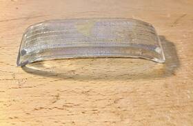 5936904 Chevrolet 1947-1956 Chevy Gmc Panel Truck License Plate Light Lens Guide Oem #