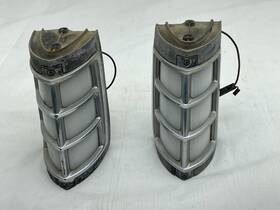 Chevrolet 59595 1967 Impala Cornering Lights Caprice Side Marker Lamps Chrome Grille Lens Pair