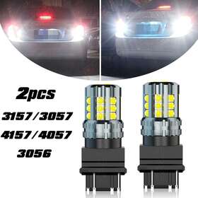 3157 Chusyyray 332872130500 2pcs For Chevy Silverado1500 2500 White 6000k Led Turn Signal Light Bulbs