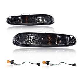 Turn1501asm Cnnell Smoked Bumper Mounted Marker Signal Parking Light Fit For 90-97 Mazda Miata Mx