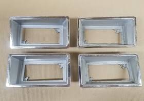 Dogb-15a466-b Cyclone Specialties 1970 1971 Mercury Montego Side Marker Light Bezel Complete Set 4 Rh Lh