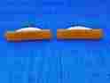 D2ob-15a429-ab Oem Ford 72 76 Gran Torino Pair Amber Front Sidemarker Lights Ranchero Elite 73-76 75-6