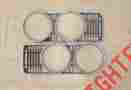 D3wb-13064 Rare 1973 Cougar Xr7 Original 73 Grill Set Headlight Bezel Oem Grille