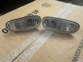 Sm-su-imp-95-c-chr Depo Clear Jdm Side Marker Light Chrome Amber Bulb For 95-01 Subaru Impreza Sti Wrx