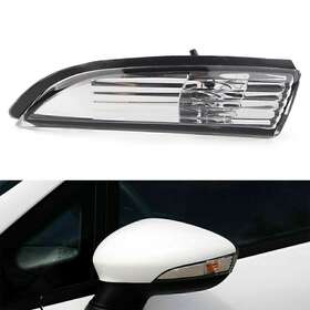 Dictorcoltd 310002165332 1x Left Side Rear View Mirror Turn Signal Light No Bulb For Ford Fiesta 2009-15
