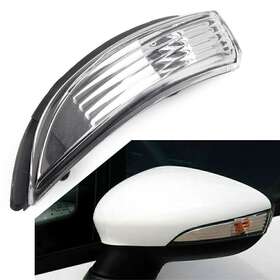 Dictorcoltd 310002336824 Left Side Rear View Mirror Turn Signal Light No Bulb For Ford Fiesta 2009-2015