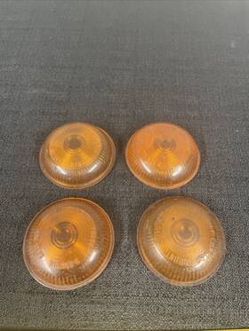 Sae-p-63 Do-ray 941-c Lot Of 4 Clearance Amber Marker Light Snap On 2 1/2 Inch
