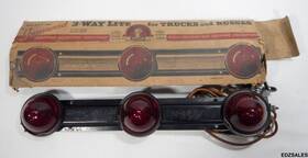 No.1132-j Do-ray Lamp Co. 1132-j Jr. 3-way Lite Vintage Truck Bus Rat Rod Light