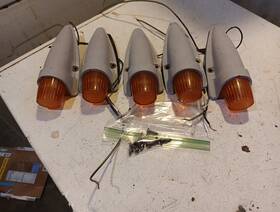 3738c17 Dodge Five 75-93 Truck Cab Roof Clearance Marker Lights Work Now See Pictures 3738c17 Dodge Five 75-93 Truck Cab Roof Clearance Marker Lights Work Now See Pictures