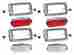 Ebc9az-15a201kt Unbranded New 1969 Mustang Marker Light Assemblies Front Rear Red White Falcon Ford