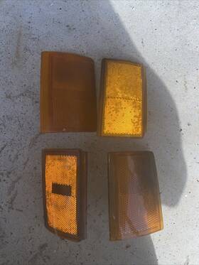 14470024 Evan-fischer Lower And Upper Corner Parking Turn Signal Light Lamp Pair Set For Chevy Truck