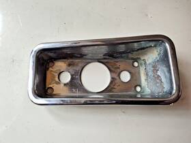 4219497 Fiat 850 Spider 1971-73 Right Front Side Marker Bezel Surround Housing Used
