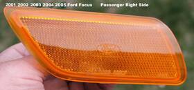 2s4x-15a456-a Ford 2000-2005 Focus Passengers Front Bumper Side Marker Light Lamp 2s4x-15a45
