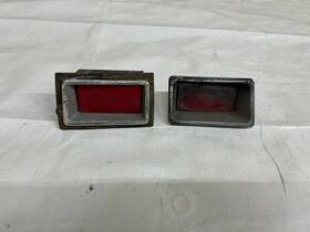 D00b-15a467-b Ford 1970 Torino Side Marker Lamp Housing Light Chrome Bezel Trim Molding Ranchero